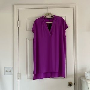 New with tags ELOQUII fuchsia cap sleeve tunic size 18